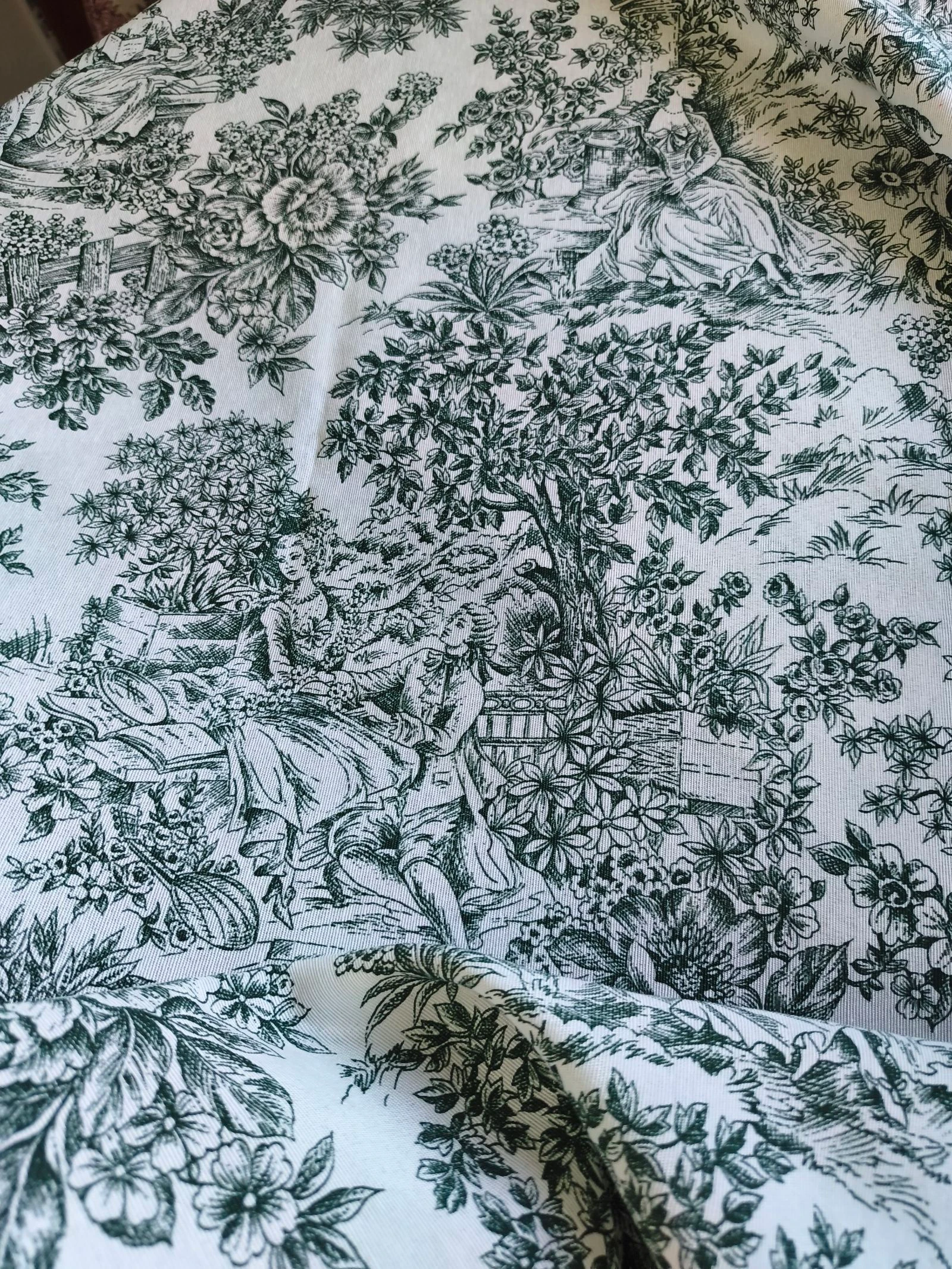 Tissu, retal de tela 2x1,40 de loneta algodón y acrílico – photo 3